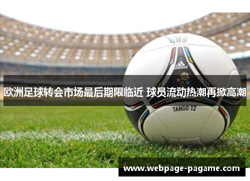欧洲足球转会市场最后期限临近 球员流动热潮再掀高潮 欧洲足球转会市场最后期限临近 球员流动热潮再掀高潮